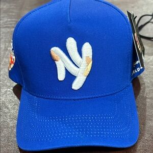 Field Grade NY Is Healing Cap with White Embroidered 'NY' Logo